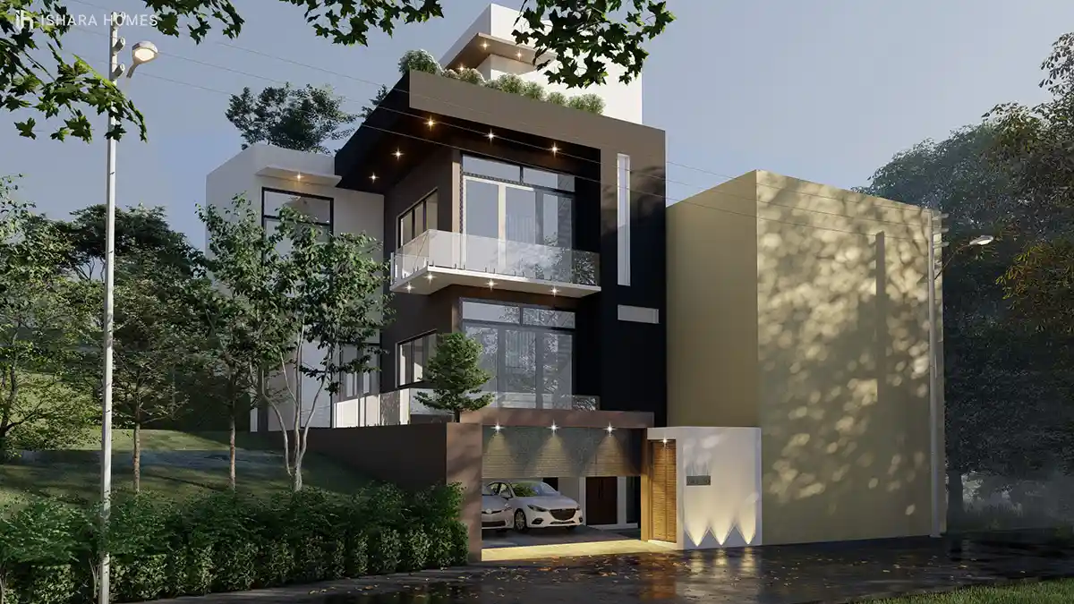 Laurels House multi-level hillside home in Pallekele by Ishara Homes