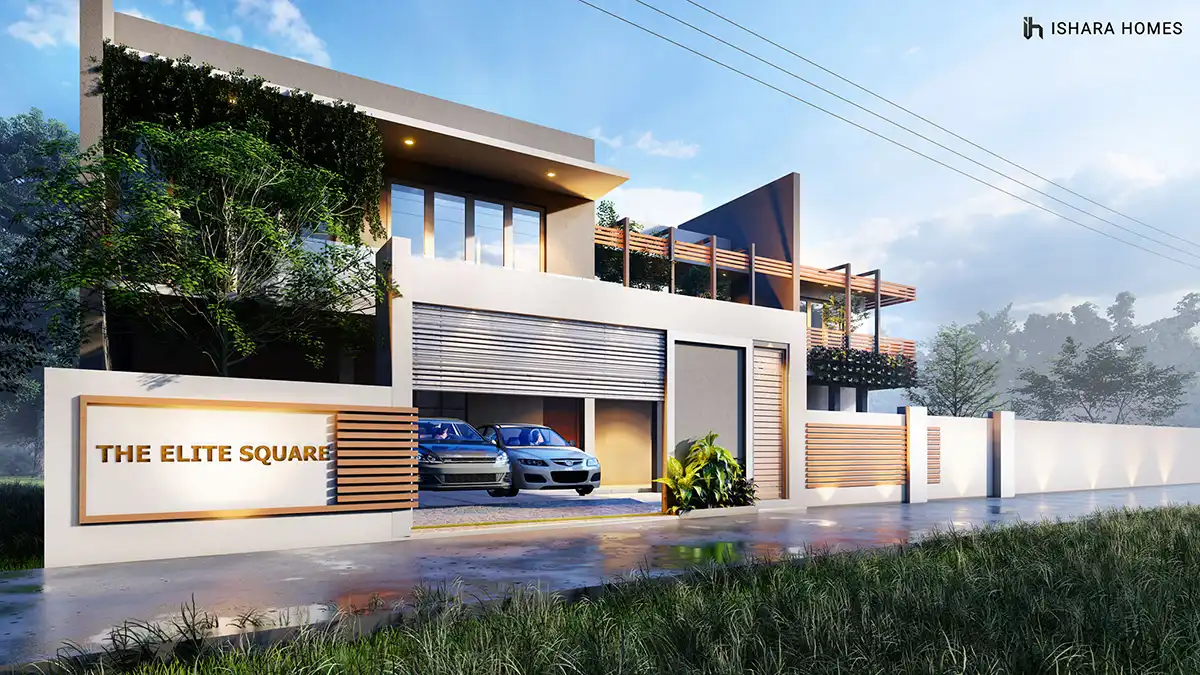 The Elite Square modern box type residence in Kekirawa by Ishara Homes