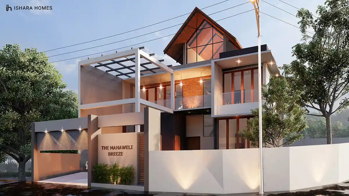 The Mahaweli Breeze modern hillside residence in Kandy by Ishara Homes