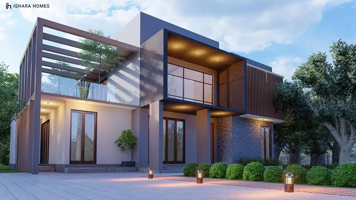 The Nutmeg Woods nature-integrated modern home in Kandy by Ishara Homes