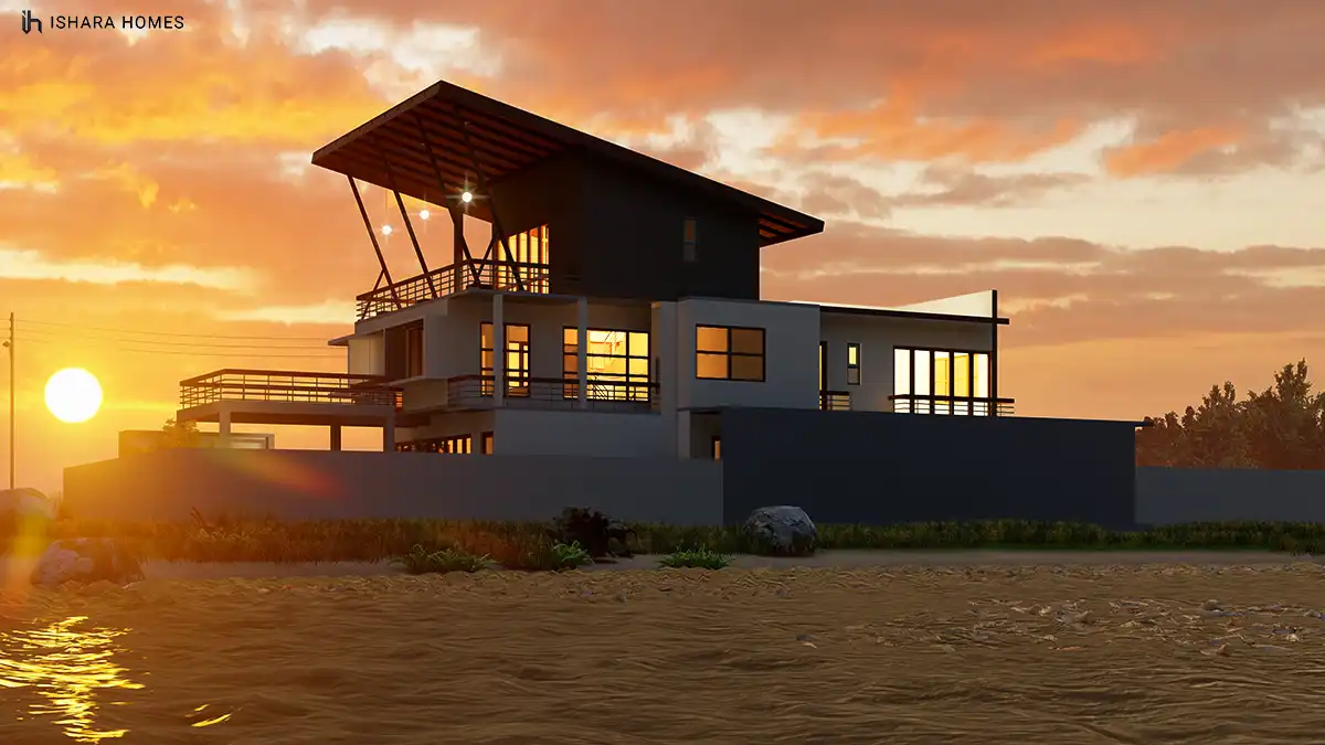 The Royal Lake House luxury modern residence in Kurunegala by Ishara Homes