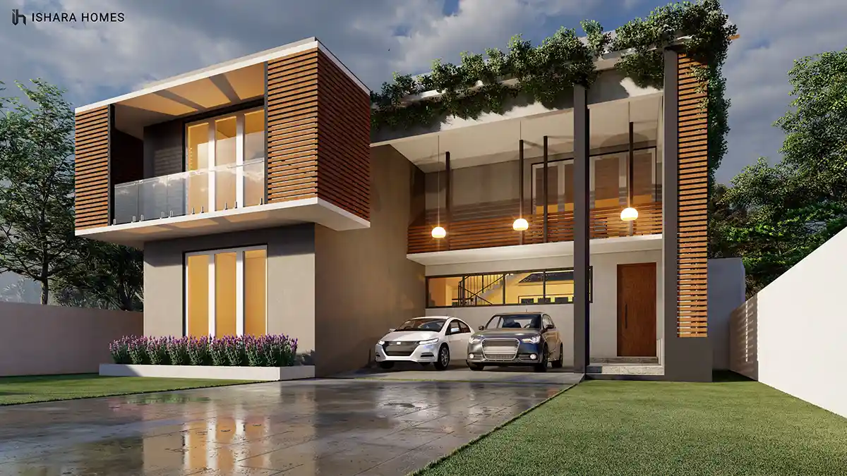 The Urban Escape modern tropical residence in Kurunegala by Ishara Homes